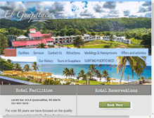 Tablet Screenshot of hotelelguajataca.com